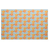Tissu Poisson rouge mignon (Fat Quarter)