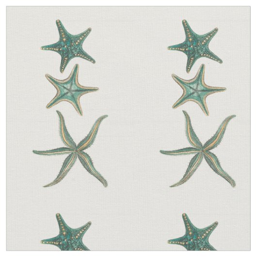 Tissu Poisson triplé aquamarine (Fermer)