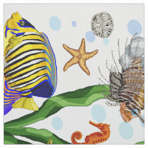 Tissu Poisson tropical