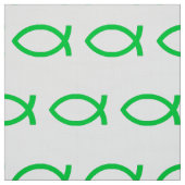 Tissu Poisson vert (Échantillon)