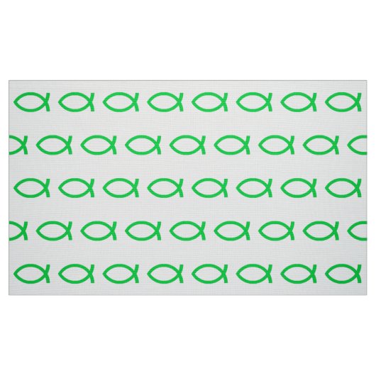 Tissu Poisson vert (Fat Quarter)