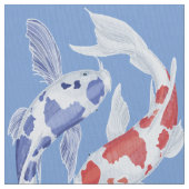 Tissu Poisson Yin yang koi (fermé)
