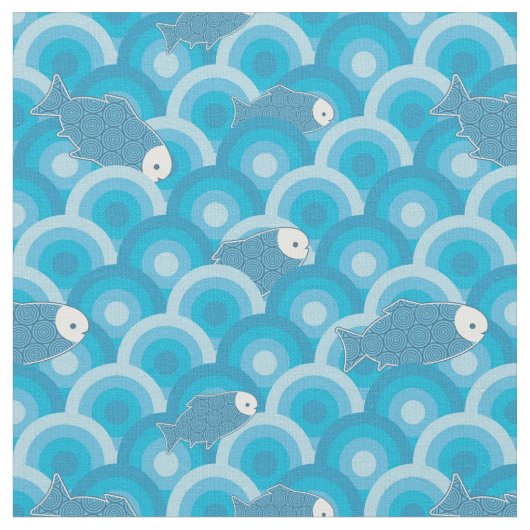 Tissu Poissons (Fermer)