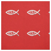 Tissu Poissons faits sur commande de chrétien de Jésus (Échantillon)