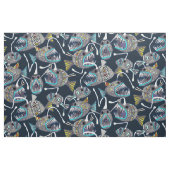 Tissu poissons-pêcheurs de fond (Fat Quarter)