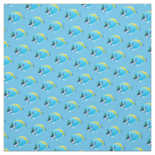Tissu Poissons Tissu-Tropicaux faits sur commande