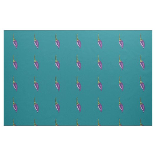 Tissu Poivrons chauds violets (Fat Quarter)