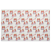 Tissu Poivrons de piment de danse (Fat Quarter)