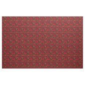 Tissu poivrons rouges avec (Yard)