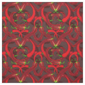 Tissu poivrons rouges avec (Échantillon)