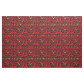 Tissu poivrons rouges avec (Fat Quarter)