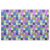 Tissu Pokii Hawaiian Floral et Patchwork de points (Yard)