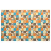 Tissu Pokii Hawaiian Floral et Patchwork de points (Yard)