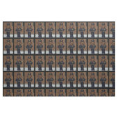 TISSU POLICIER DOXIE ROUGE (Fat Quarter)