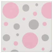 Tissu Polis gris rose Point Conception géométrique (Fermer)