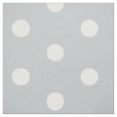 Tissu Polka blanc gris (Échantillon)