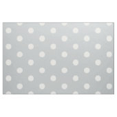 Tissu Polka blanc gris (Fat Quarter)