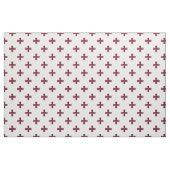 Tissu Polka de mûre croise sur blanc (Fat Quarter)