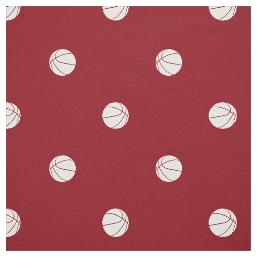Tissu polka dot basketballs ANY background drop pattern (Échantillon)