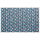 Tissu Polka Dot Cups Cakes Donuts Lemons Grappes (Fat Quarter)
