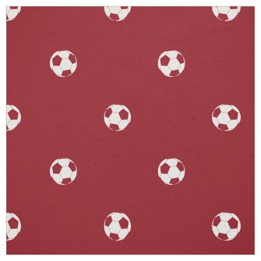 Tissu polka dot soccer balls ANY background drop pattern (Échantillon)