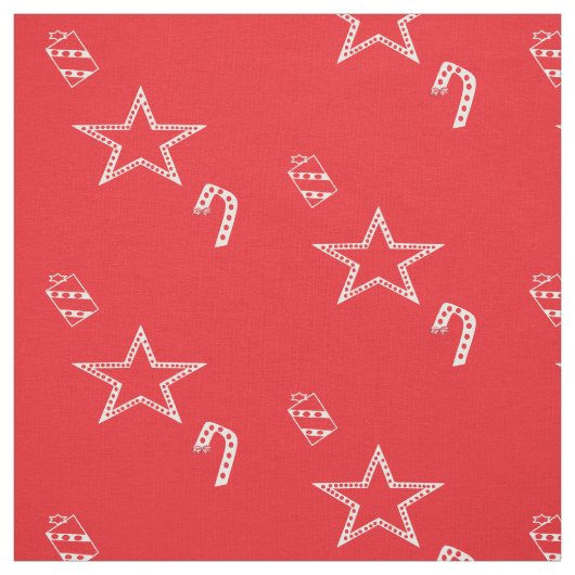 Tissu Polka Dot Tissus de Noël par Collection Kriyas (Échantillon)