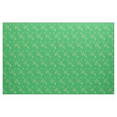Tissu Polka Dot Tissus de Noël verts (Yard)