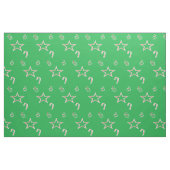 Tissu Polka Dot Tissus de Noël verts (Fat Quarter)