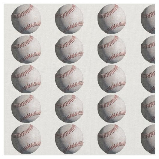 Tissu Polkadot de baseball (Fermer)