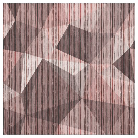 Tissu Polygone de texture beige et brune (Échantillon)