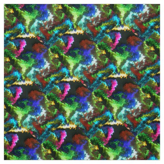 Tissu polyvalent multicolore - Vibrant (Échantillon)