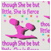 TISSU POM-POM GIRL FIERCE (Fermer)