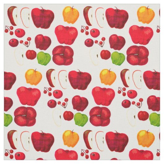 Tissu pomme et canneberge (Échantillon)