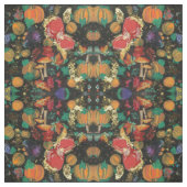 Tissu Pomme et épices de citrouille d'automne (Échantillon)