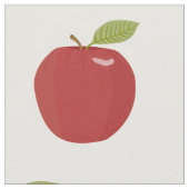 Tissu pomme rouge (Fermer)