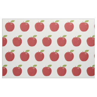 Tissu pomme rouge