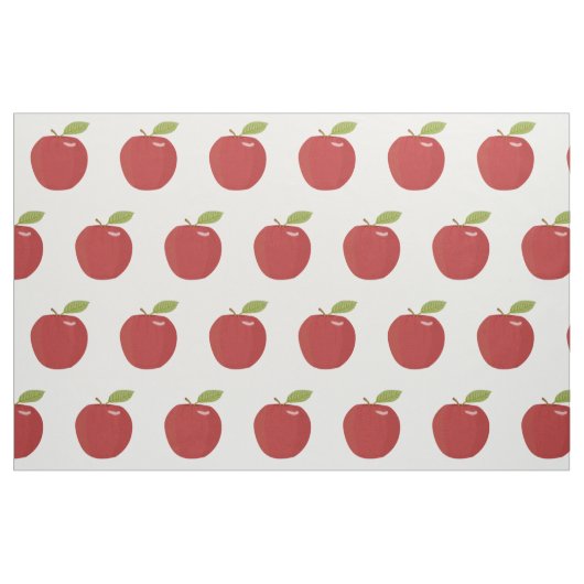 Tissu pomme rouge (Fat Quarter)