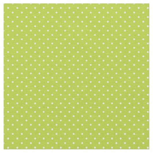 Tissu Pomme vert minuscules points (Fermer)