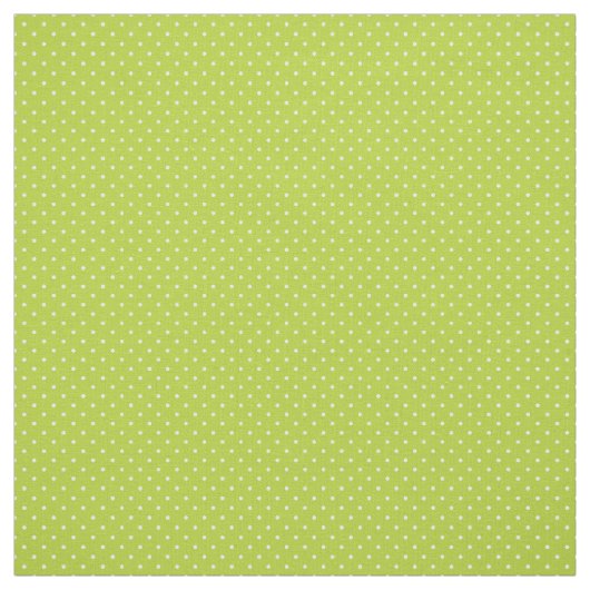 Tissu Pomme vert minuscules points (Échantillon)