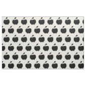 Tissu Pommes blanche et noire (Fat Quarter)