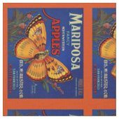 Tissu Pommes de Mariposa (Fermer)