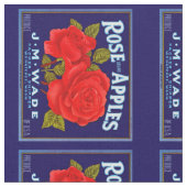 Tissu Pommes de marque rose (Fermer)