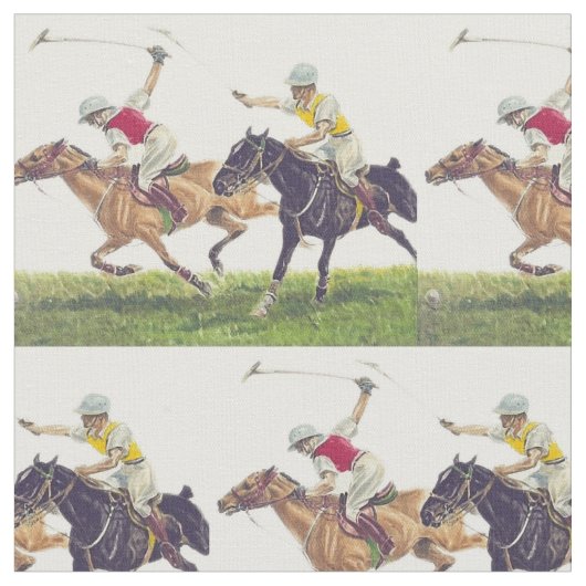 Tissu Poneys de polo (Fermer)