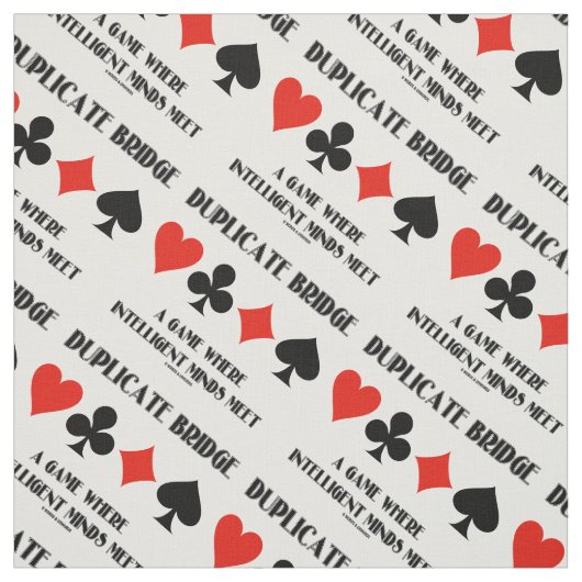 Tissu Pont Dupliqué Un Jeu Où L'Esprit Intelligent (Échantillon)