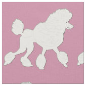 Tissu Poodle blanc (Fermer)