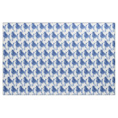 Tissu Poodle bleu d'Indigo (Yard)