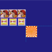 Tissu Pop Art Comic Girl Fabric (Carreau)