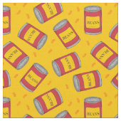 Tissu Pop Art Haricots cuits Cuisine Nourriture Modérée (Fermer)
