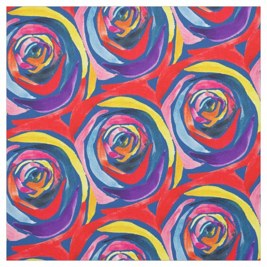 Tissu pop art rose Abstrait (Échantillon)