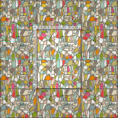 TISSU POP BRÛLÉ (Carreau)
